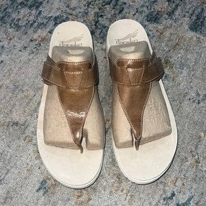 Brand New Tan Leather Dansko Sandals